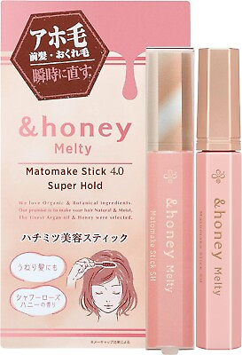 #ad amp;Honey Matte Makeup Hair Stick Super Hold 2 Piece Set Ahoge Mascara from Japan