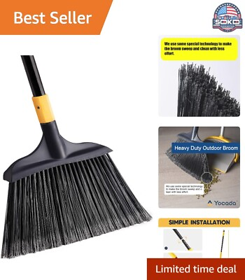 #ad Heavy Duty Outdoor Broom Perfect for Courtyard Garage Lobby Mall amp; More