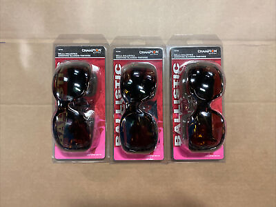 #ad SHOOTING GLASSES BY CHAMPION TORTOISE SHELL 3 PACK CHA42706