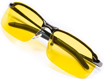 #ad Anti Glare Night Driving Polarized Glasses with Stylish Case Night Vision