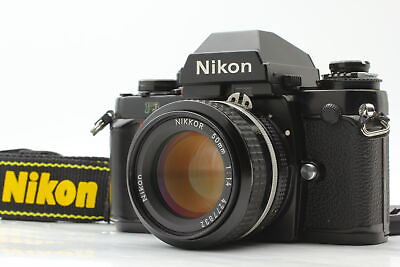 #ad Exc5 Nikon F3 Eye Level 35mm film camera Ai 50mm f1.4 Lens From JAPAN