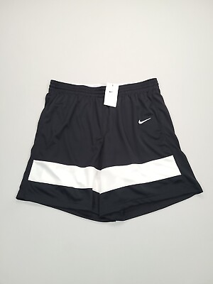 #ad Nike Shorts Adult 3XL XXXL Black White Stock Mesh Basketball Training Mens