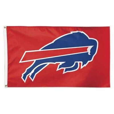 #ad Buffalo Bills 3x5 Foot Banner Flag Red