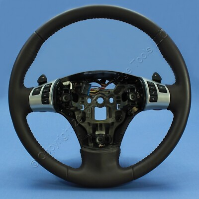 #ad GM OEM Cocoa Leather Steering Wheel w Tap Shift 2008 Malibu 25898306