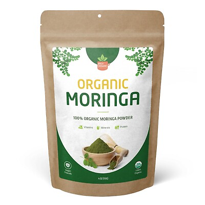 #ad Organic moringa powder Moringa Oleifera USDA Organic Moringa Leaf Powder 4Oz