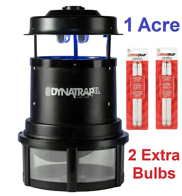#ad DynaTrap DT2000XL P Outdoor Mosquito Trap Cover 1 ACRE 2 Extra Set Bulbs✅✅✅✅✅✅