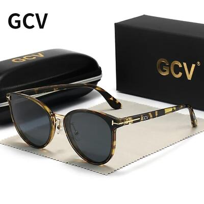 #ad 2021 Gcv Polarized Lady Sunglasses Cat Eye Fashion Luxury Woman Female Brand $24.99