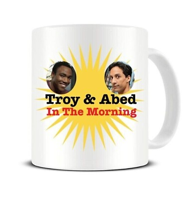 #ad Troy And Abed In The Morning Community Ceramic Coffee Mug Tea Mug Great Gift $10.99