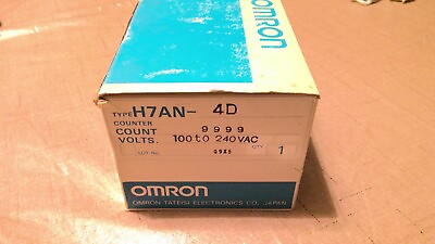#ad Omron H7AN 4D Counter Electronic 4 Polig 100 240VAC New Boxed