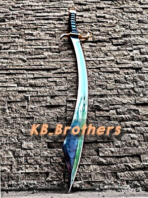 #ad Custom Handmade Beautiful D2 Steel Scimitar Sword Gifts For Him 32 inches.