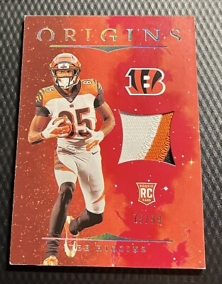 #ad 2020 Panini Origins Tee Higgins Bengals Rookie 3 Color Patch 75 99 Card #RP 9