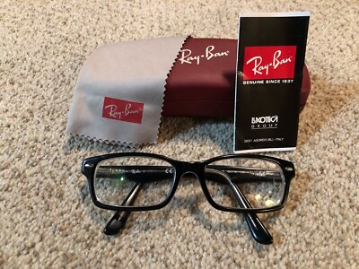 #ad Junior Kids Ray Ban Eyeglass Frames RB 1530 Black 48 16 130 $22.95
