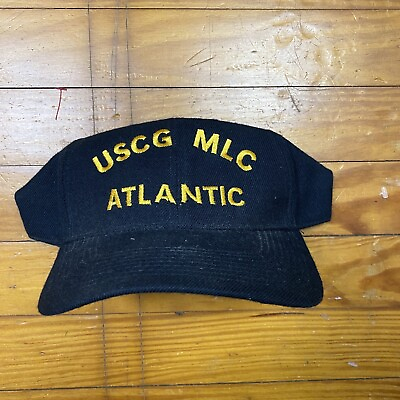 #ad Vintage USCG US Coast Guard Hat Blue Adjustable SnapBack Hat Baseball Cap