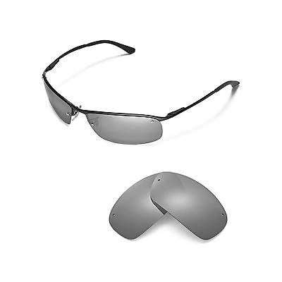 #ad New Walleva Polarized Titanium Replacement For Ray Ban RB3183 63mm $17.49