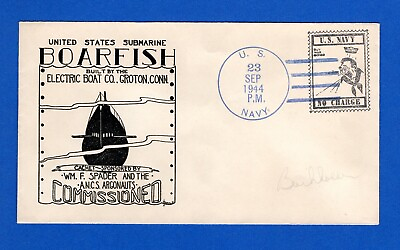 #ad USS Boarfish SS 327 Commissioned September 23 1944