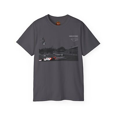 #ad Detroit Streets Track Shirt IndyCar Emerson Fittipaldi Penske Chevrolet Car Tee