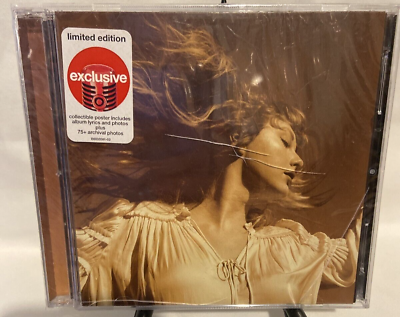 #ad Taylor Swift Fearless Target Exclusive CD New Cracked Case
