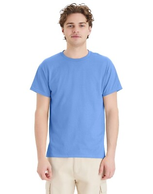 #ad Pack of 2 Hanes Men#x27;s EcoSmart Tee 50 50 Cotton Polyester Plain Basic T Shirt
