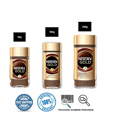 #ad Nescafe Gold Rich amp; Smooth Jar 50g 100g 200g Premium Instant Coffee