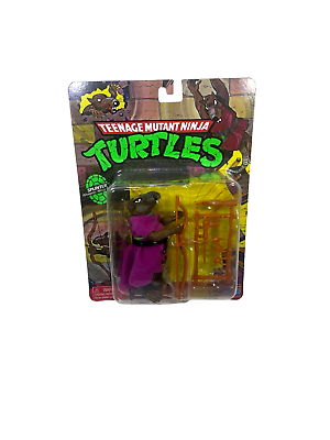 #ad Playmates Toys Teenage Mutant Ninja Turtles Splinter Action Figure Retro Carded