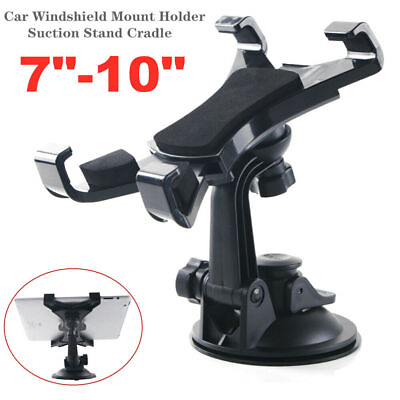 #ad 360° Universal Car Windshield Mount Holder Suction Stand Cradle For 7 10quot; Tablet