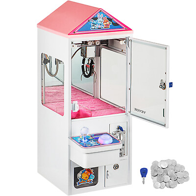 #ad VEVOR Mini Claw Crane Machine 110V Metal Case Bar Candy Toy Catcher Shake proof