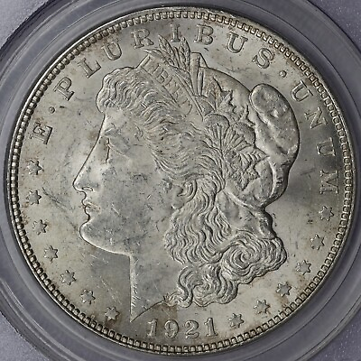 #ad 1921 Morgan Silver Dollar PCGS MS 63 $57.99