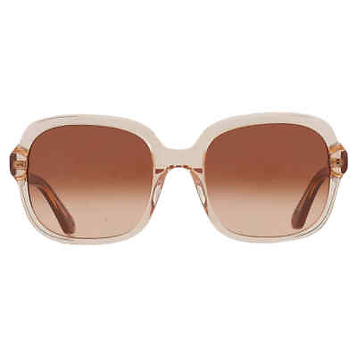#ad Kate Spade Brown Gradient Square Ladies Sunglasses BABBETTE G S 035J HA 55
