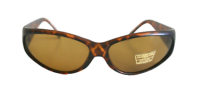 #ad NWT Vintage 90#x27;s PC Rectangle Sport Wrap Polarized Sunglasses M.Tortoise $39.99