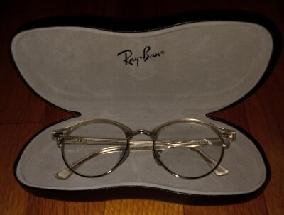 #ad Ray Ban Eyeglasses RB 4246 V 2001 Round Clubmaster 49 19 140