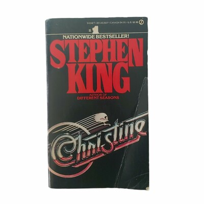 #ad Christine Stephen King Signet Paperback 1st Printing Signet 1983 Horror