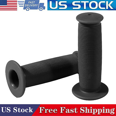 #ad 2PCS Motorcycle Scooter Bicycle Anti Slip Soft Rubber Handlebar Hand Grip Cover
