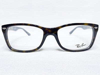 #ad NEW Ray Ban RB5228F 5545 Womens Havana Rectangle Eyeglasses Frames 53 17 140