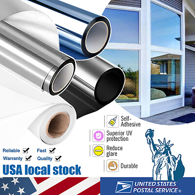 #ad Window Tinting Film Car Home Office Glass Privacy Security Roll Colorful Choose