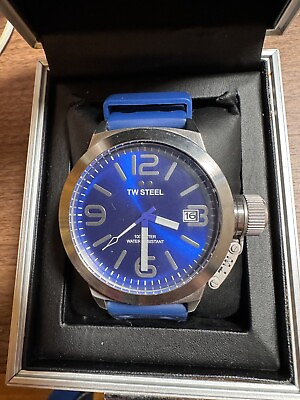 #ad tw steel mens watch TW 500 blue silicone