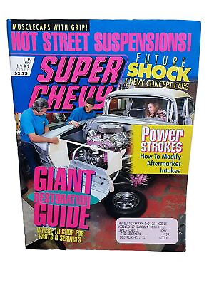 #ad Super Chevy Magazine May 1992 Restoration Guide 67 Corvette