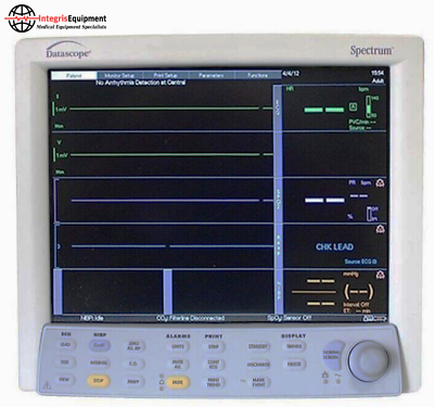 #ad Mindray Datascope Spectrum Patient Monitor ECG SpO2 NiBP Temp Printer