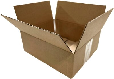 #ad 100 8x6x4 Cardboard Paper Boxes Mailing Packing Shipping Box Corrugated... $34.95