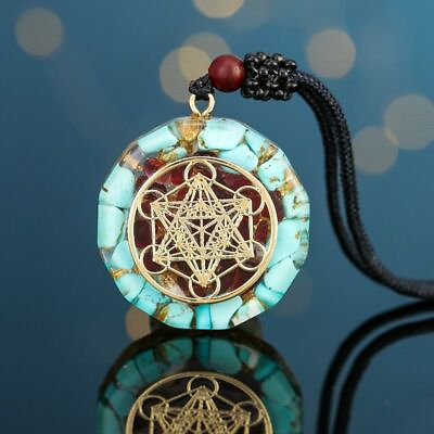 #ad Women Rope Chain Necklace Orgonite Energy Lotus Pendant Yoga Healing Necklaces