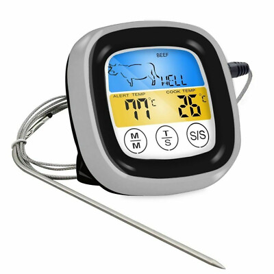 #ad Digital Food Thermometer Grill Temperature Meter Cooking Outdoor barbecue BBQ US