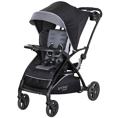 #ad Baby Trend Sit N#x27; Stand 5 in 1 Shopper Stroller with Canopy and Basket Stormy