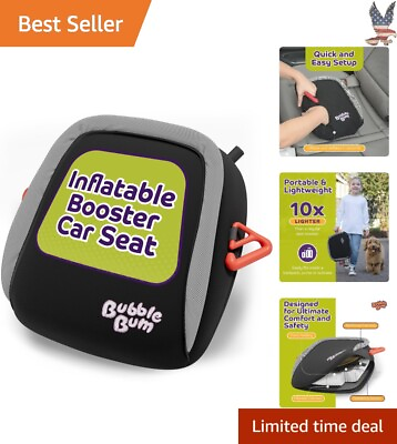 #ad Portable Compact Backless Travel Booster Car Seat Safety Certified 1 Pack