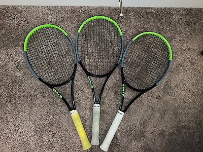 #ad 3 Wilson Blade 98 Pro 4 1 4 inch 16x19 V7 Tennis Racket WR013611U2