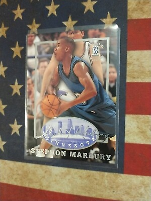 #ad 1997 98 Scoreboard Autographed Collection Stephon Marbury 9