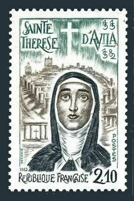 #ad France #YT2249 MNH 1982 St Teresa of Avila Cross 1846 Mi2369 $3.90