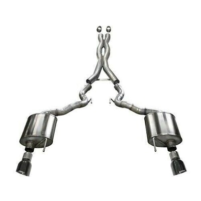 #ad Corsa 14342BLK for Xtreme Dual Exhaust 15 17 Ford Mustang GT Convertible 5.0L $2304.99