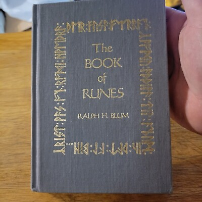 #ad The Book of Runes by Ralph H. Blum Tenth Anniversary Edition 1993 Hardcover