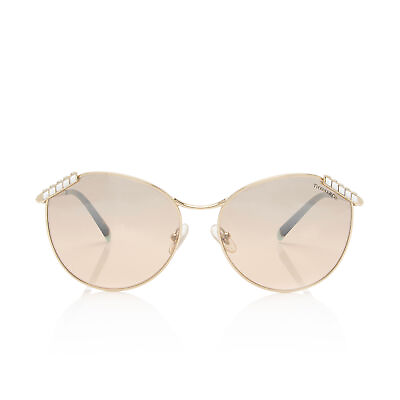 #ad Tiffany amp; Co. Crystal Aviator Sunglasses
