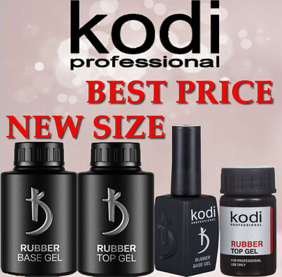 #ad Kodi Rubber Base Top Matte 7 1214 30 35ml. Primer 10ml No Sticky Gel LED UV