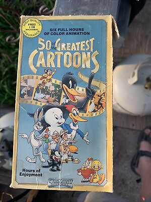 #ad 50 of the Greatest Cartoons 1990 VHS Animation Compilation 5hr 54min
